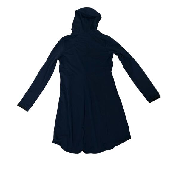 The North Face Soft Empower Outdoor Style Hooded Dress in Cosmic Blue Sz S/P - Picture 3 of 10